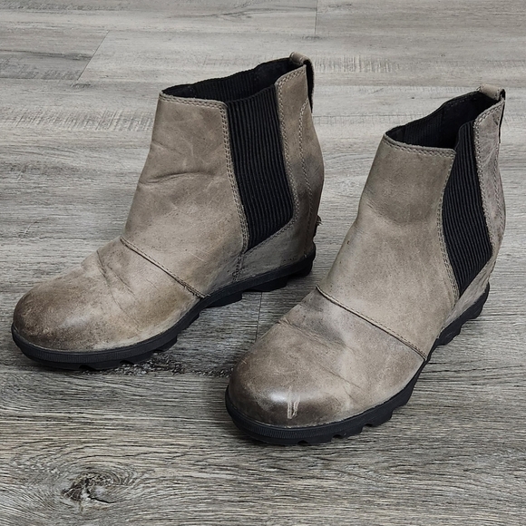 Sorel Joan of Arctic wedge II Chelsea  Boots - Picture 3 of 12
